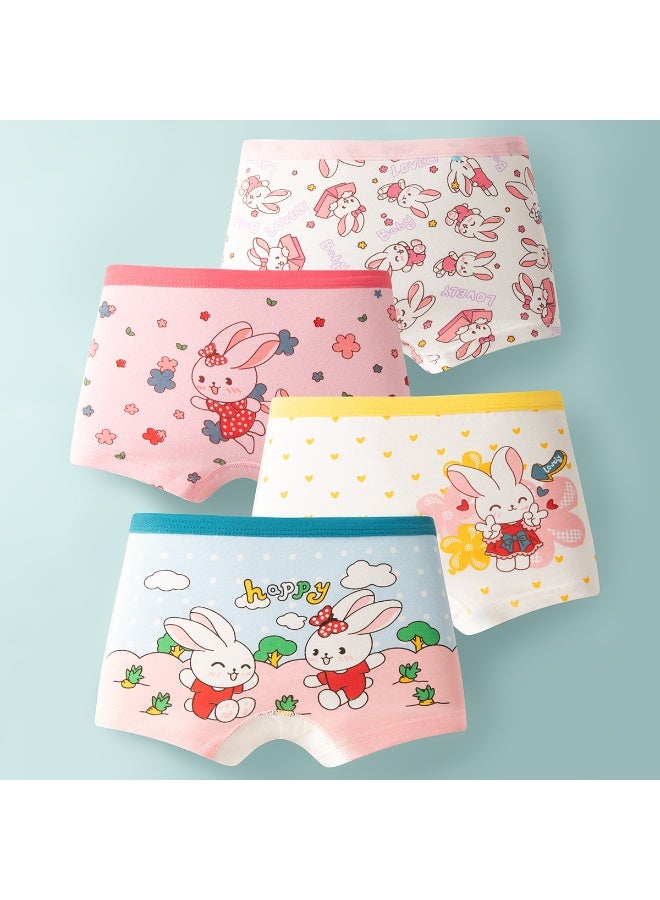 KUYING New Comfortable Skin friendly Breathable Underwear Set 0f 4 
