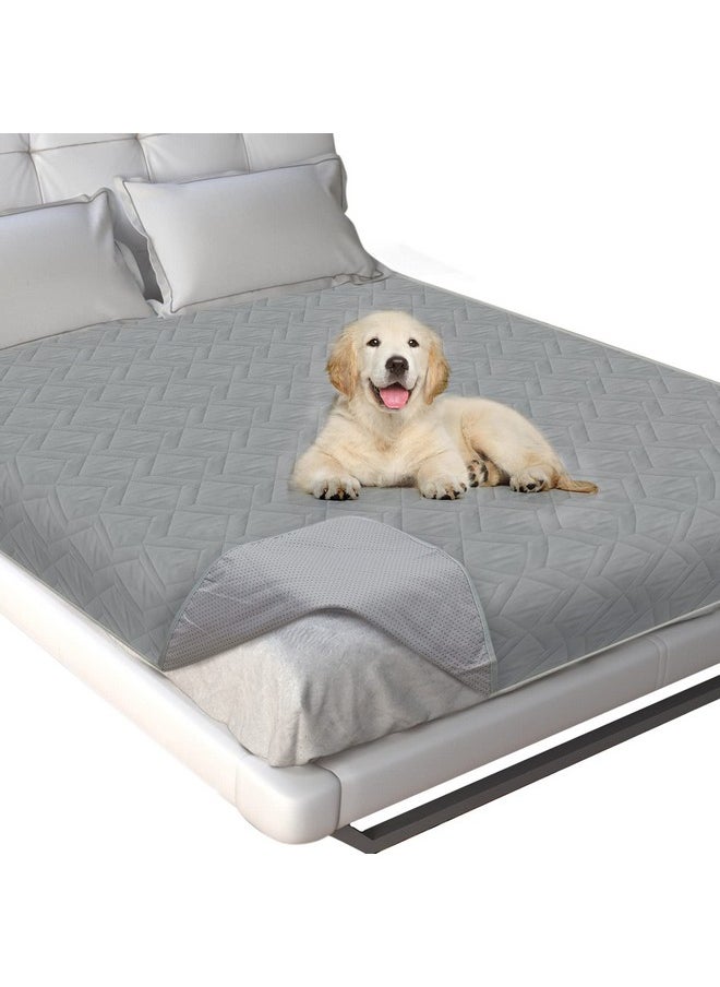 Moonsea Waterproof Dog Blanket Antislip Pet Bed Cover Sofa Couch Furniture Protector Cover For Kids Children Dog Cat(52" X 82")  - Image 1
