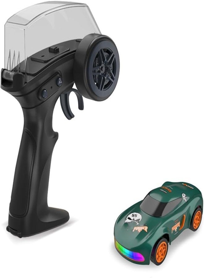 FEXXA سيارة FEXXA Dash للتحكم عن بعد | 2.4 جيجاهرتز، مقياس 1:64 | سيارات تحكم عن بعد، لعبة سيارة تحكم عن بعد، سيارات دريفت للتحكم عن بعد، أغطية عجلات قابلة للتبديل، 4 أوضاع إضاءة ووضعان للسرعة (K11 أخضر) - Image 1