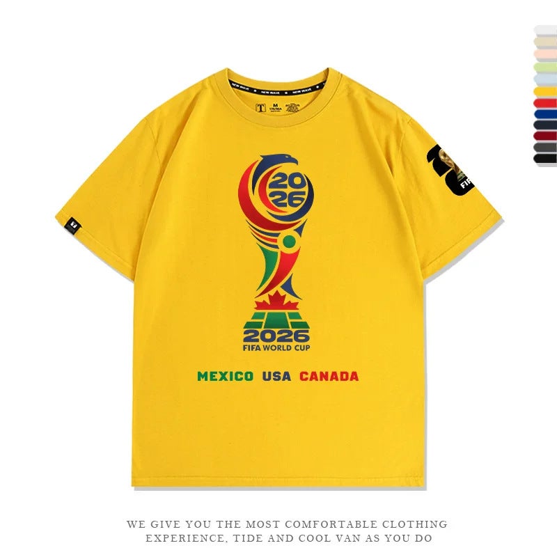 FIFA 2026 FIFA World Cup Fan T-Shirt - Cotton Short Sleeve  Tee - Image 1