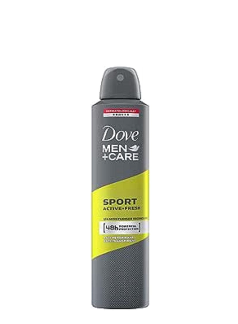 Dove Men+Care Sport Active+ Fresh Anti-perspirant Deodorant Aerosol 250ml - Image 1