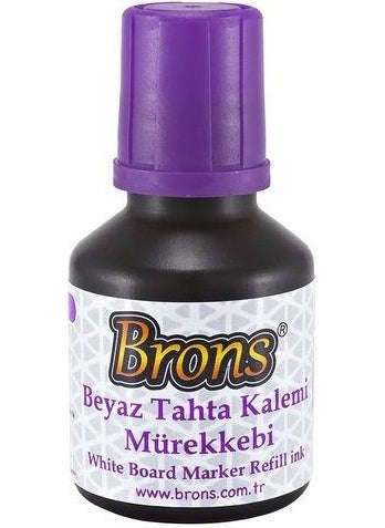 Brons Whiteboard Marker Ink Purple 30 cc 