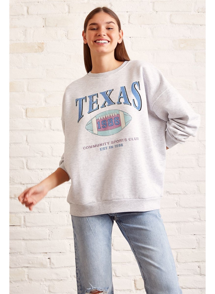 Never More Raised Texas Sweatshirt  - Image 4