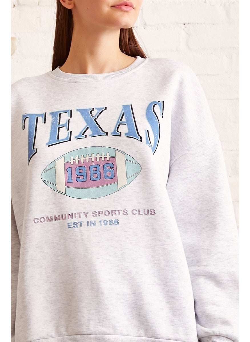 Never More Raised Texas Sweatshirt  - Image 3