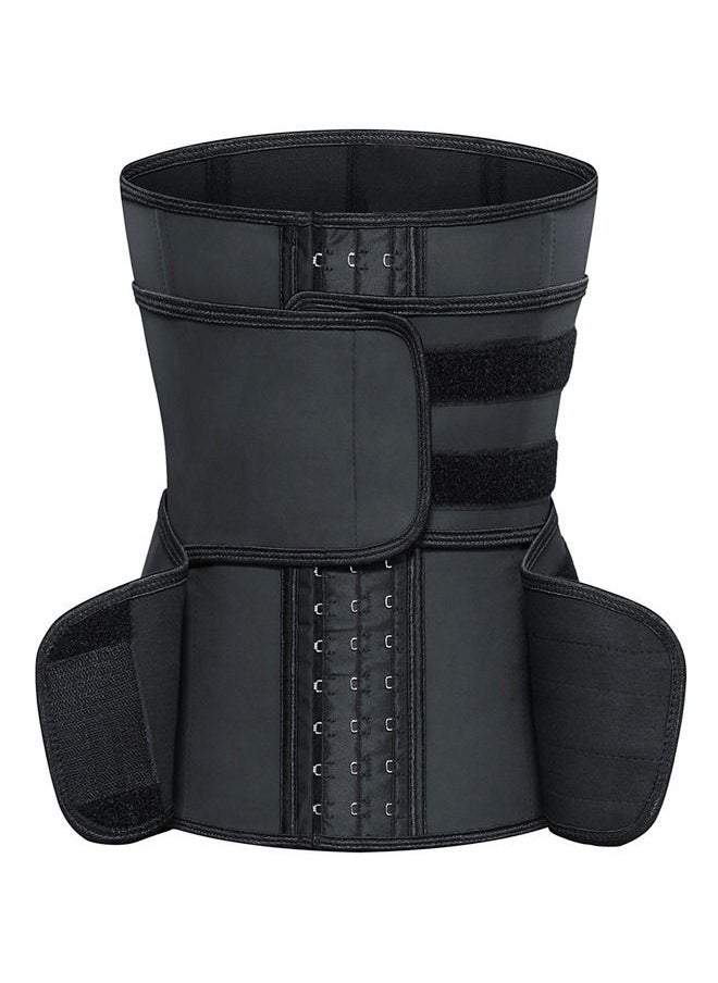 fashionhome - New Adjustable Hook Shape Wear Strap Slimming Sweat Waist Trainer Women Sauna Belt L - Image 1