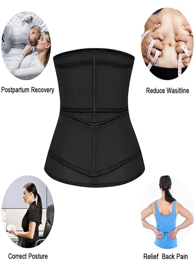 fashionhome - New Adjustable Hook Shape Wear Strap Slimming Sweat Waist Trainer Women Sauna Belt L - Image 1