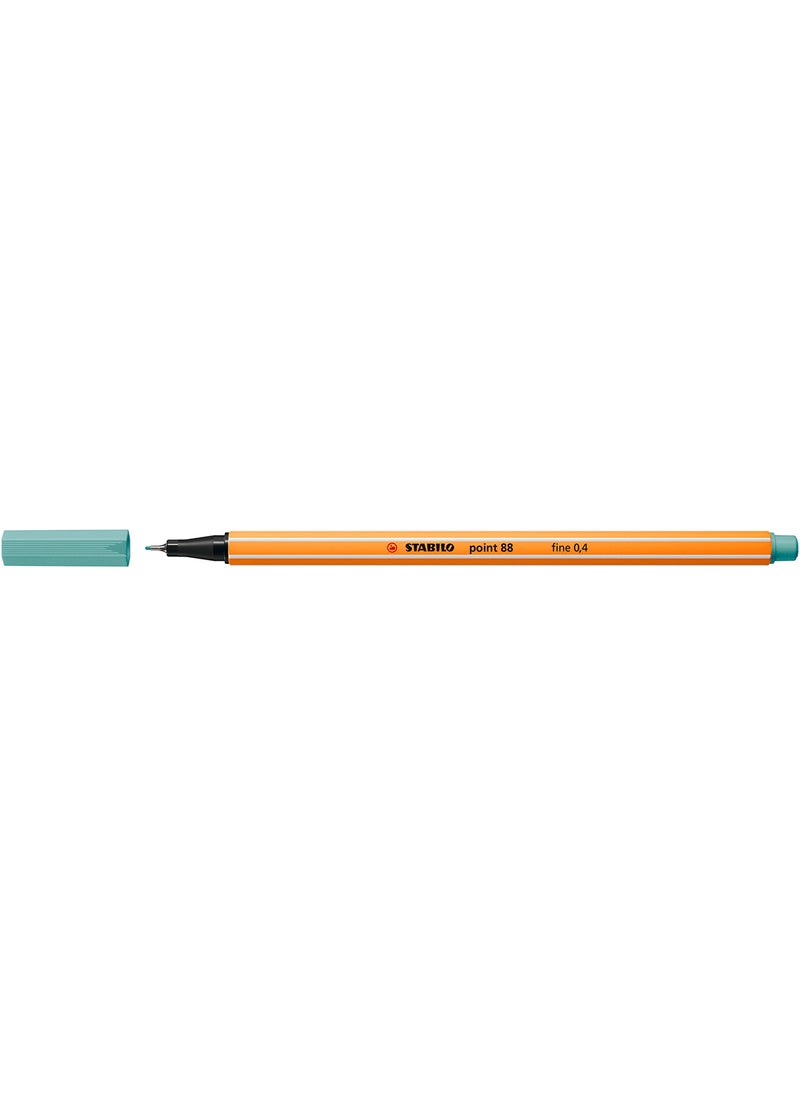STABILO Fineliner Point 88 in Light Green Color , for Journal Planner , Note , Drawing , Pack of 10 Pens  - Image 2