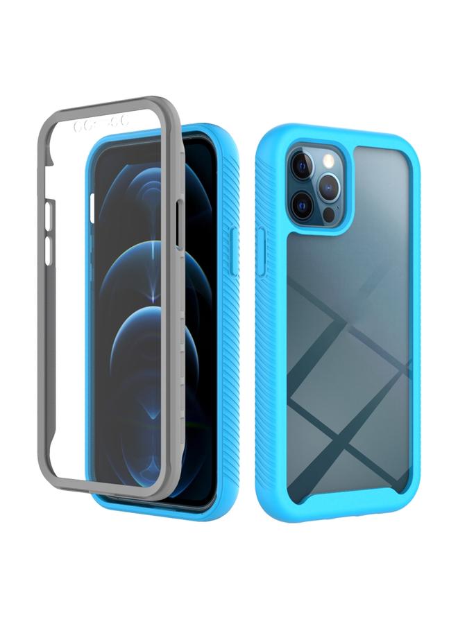 Zaboon Case For iPhone 12 Pro Max Starry Sky Solid Color Series Shockproof PC + TPU Case with PET Film - Image 1