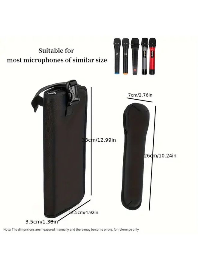 Universal Storage Bag For 2 Wireless Microphones Outdoor Speaker Protective Case - Image 2