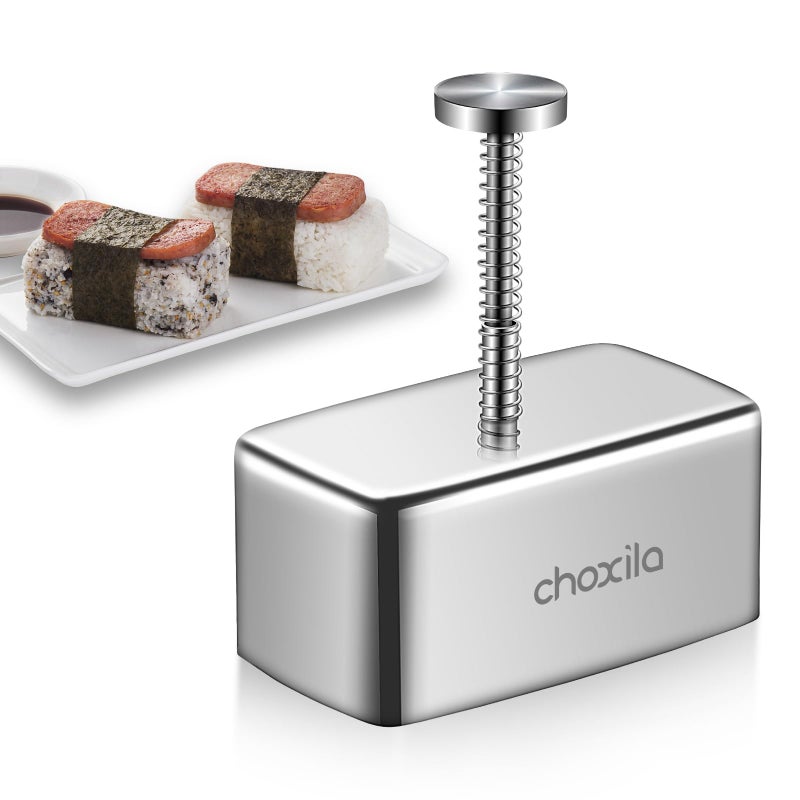 Choxila Musubi Mold Stainless Steel Non Stick Spam Musubi Mold Musubi Maker Press Kit Onigiri Mold For Kids Bento Picnic Sushi Diy - Image 1