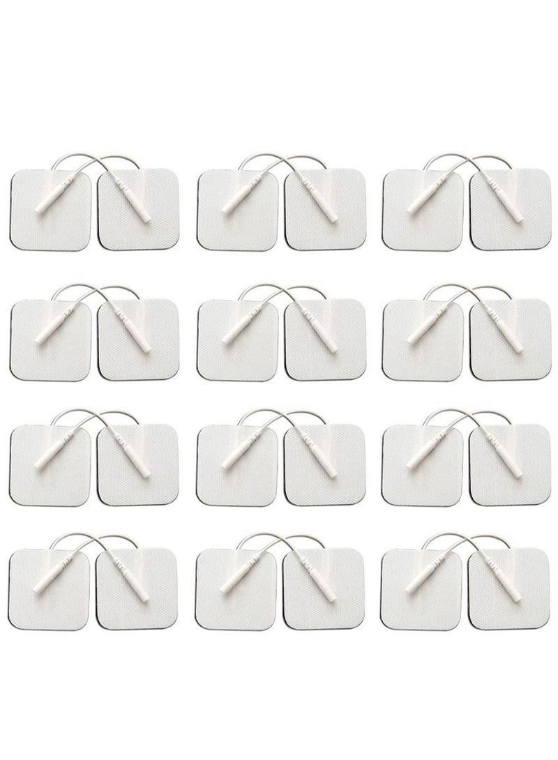 NIBEMINENT 24PCS TENS Unit Replacement Pads Reusable Tens Electrode Patches - Image 1