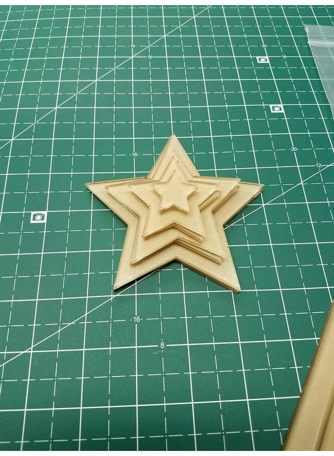 LaserThing Itajime Shibori Templates 40 Piece Set Star Diamond Jewel Octagon And Pentagon - Image 3