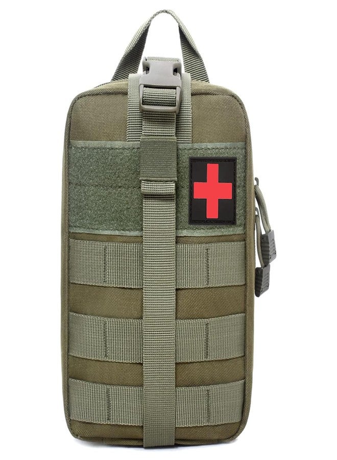 ARURA (LABEL) Medical Kit First Aid Pack Survival Emergency Medicine Waist Bag Molle Kit Rescue Equipment Kit (No (Green)