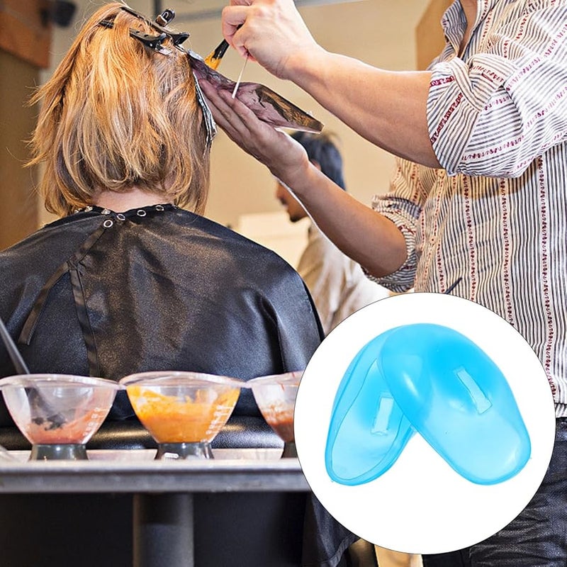 Safigle Reusable Silicone Ear Protectors For Hair Dye Noise Reduction Easy To Clean Salon Tool - Image 3