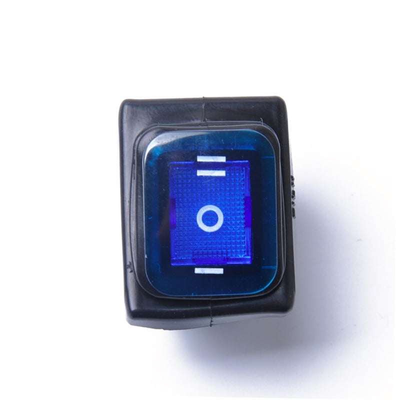Blue LED Rocker Toggle Switch DC 12V Latching Dust Resistant Silver Terminals For Car Boat Automotive - Image 4