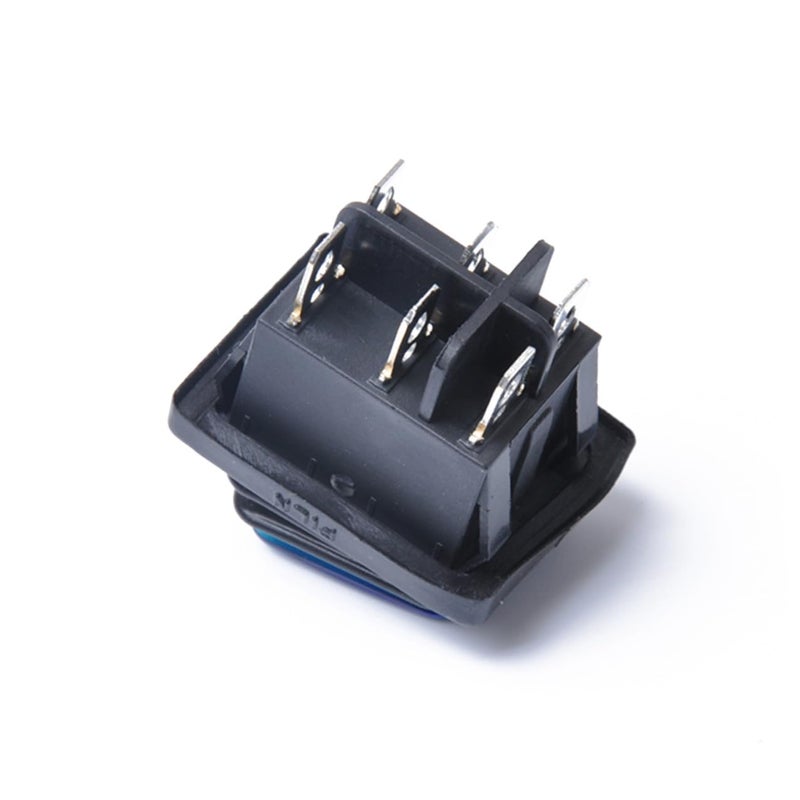 Blue LED Rocker Toggle Switch DC 12V Latching Dust Resistant Silver Terminals For Car Boat Automotive - Image 5