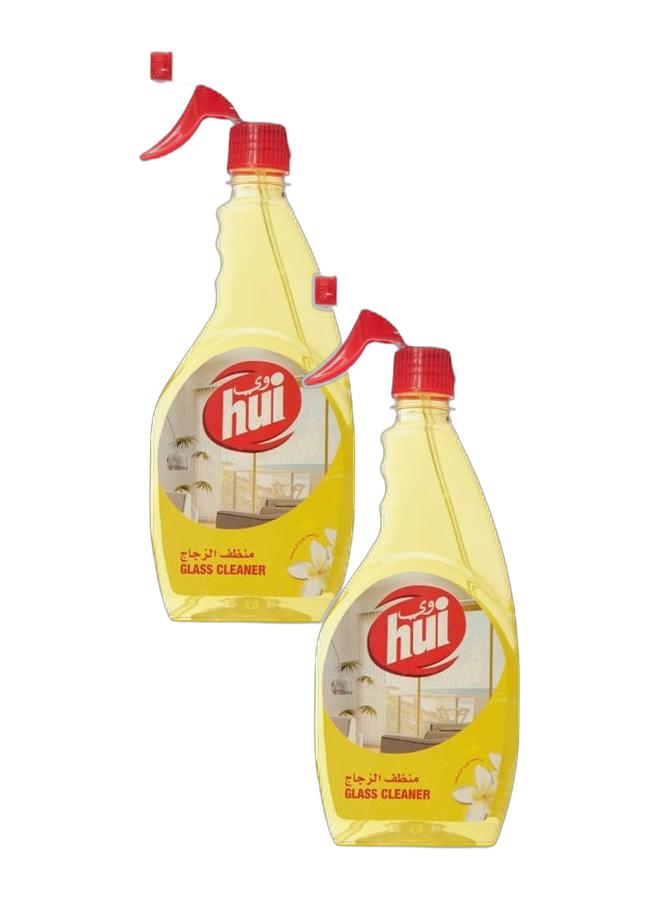 HUI Jasmine Scent Glass Cleaner Spray 500ml (Pack of 2) - Image 1