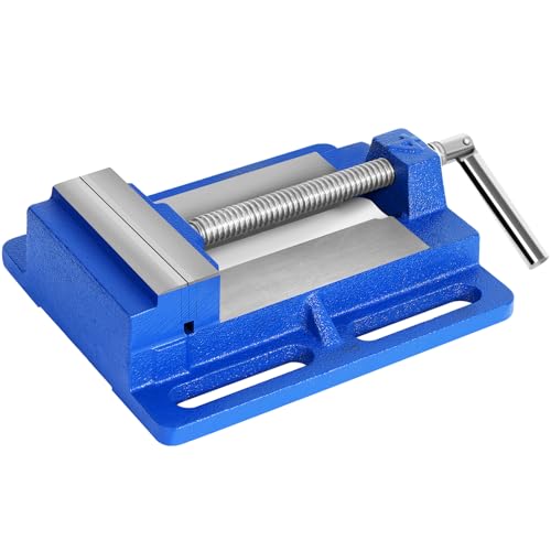 Forward Q194A 4 Inch Drill Press Vise Portable Bench Vise with Slotted Base, 4" Jaw Width - Image 1