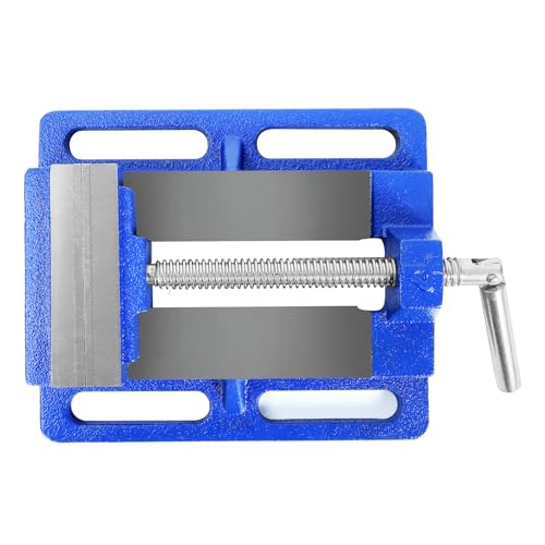 Forward Q194A 4 Inch Drill Press Vise Portable Bench Vise with Slotted Base, 4" Jaw Width - Image 3