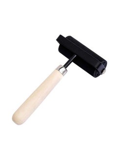 EXCEART Roller 3Inch Hard Rubber Brayer Roller Wooden Handle Ink Roller For Printing Scrapbooks Wallpapers Stamping  - Image 2