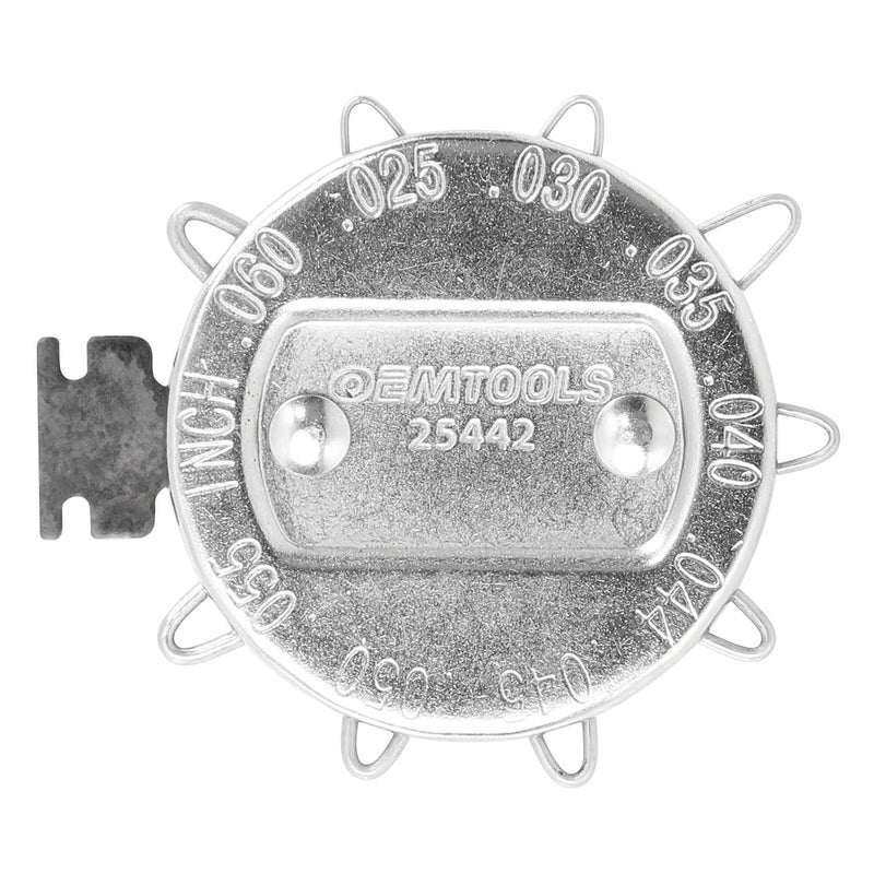 OEMTOOLS 25442 9-Wire Spark Plug Gap Gauge, Essential for Vehicle Engine Efficiency, Precision Measurement, Automotive Maintenance Tool, Spark Plug Gap Tool - Image 1