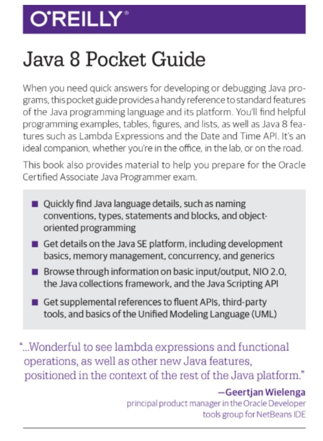 Java 8 Pocket Guide - Image 4