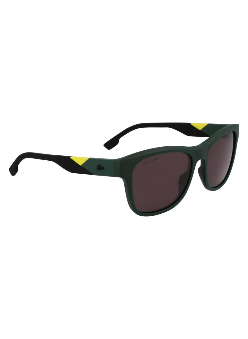 LACOSTE FULL RIM INJ-RUBBER INJECTED LACOSTE SUNS L6043S 5618 (301) MATTE GREEN/GREY - Image 3