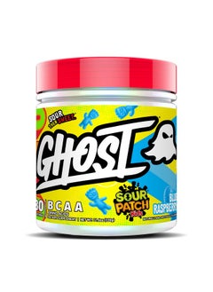Bcaa Amino Acids Sour Patch Kids Blue Raspberry 30 Servings Sugarfree Intra & Post Workout Powder & Recovery Drink 7G Bcaa Supports Muscle Growth & Endurance Soy & Glutenfree Vegan