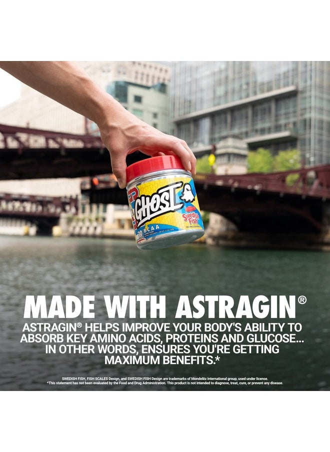 Ghost - Bcaa Amino Acids Sour Patch Kids Blue Raspberry 30 Servings Sugarfree Intra & Post Workout Powder & Recovery Drink 7G Bcaa Supports Muscle Growth & Endurance Soy & Glutenfree Vegan - Image 1