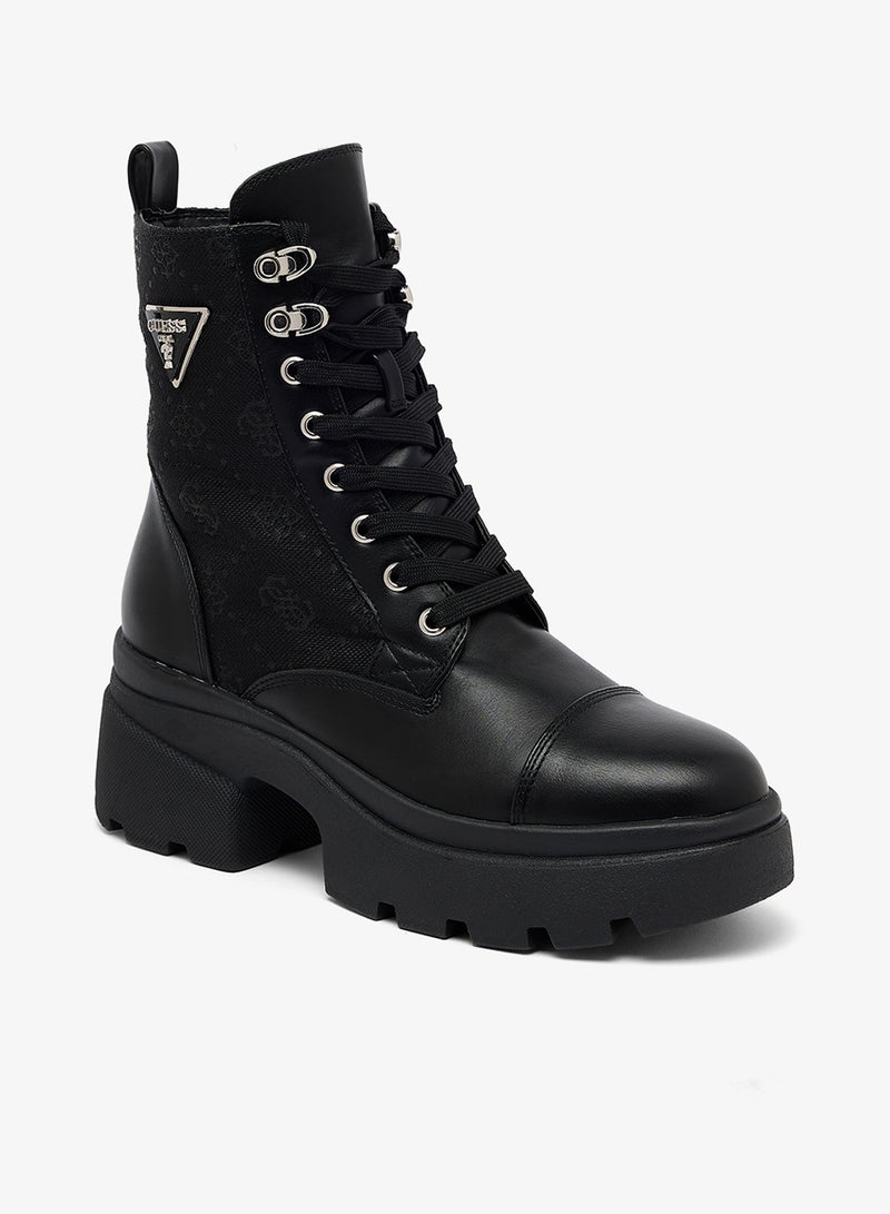 GUESS Yarini platform military boots - Image 2