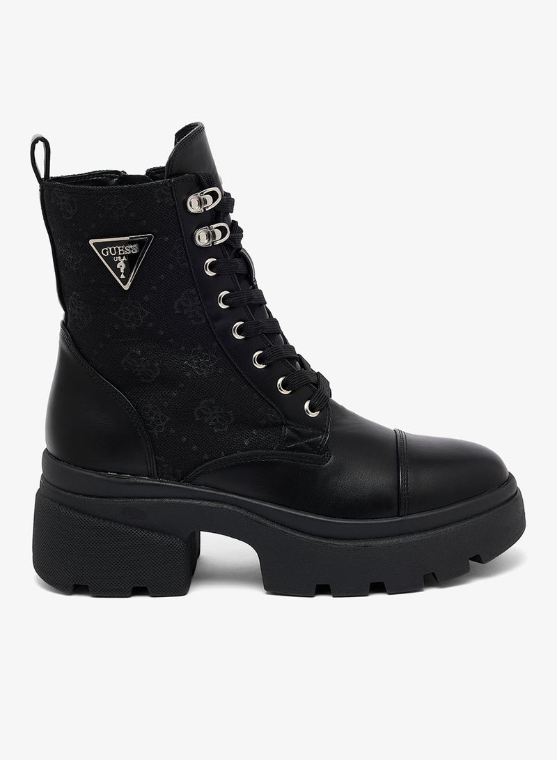GUESS Yarini platform military boots - Image 1