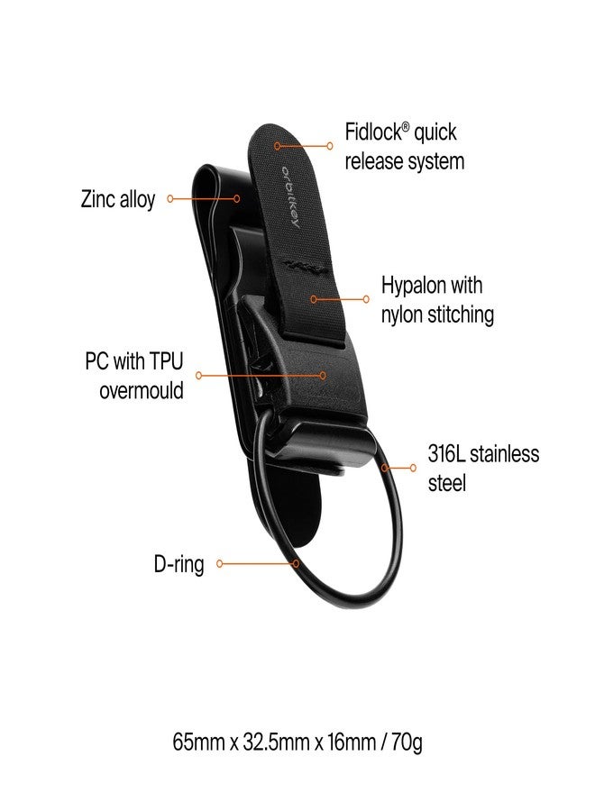 Orbitkey Belt Clip - Black - Image 5