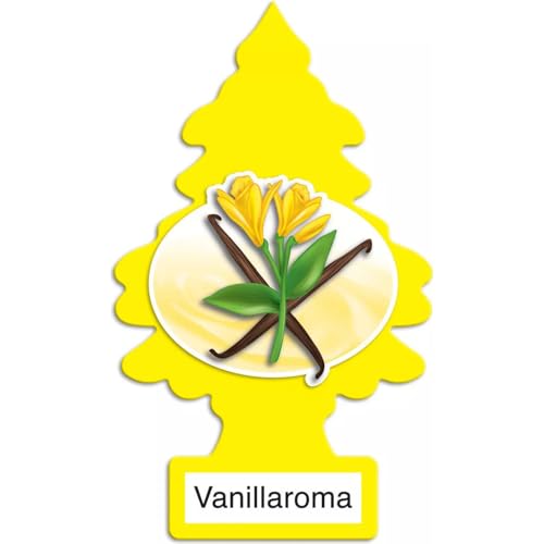 Little Trees Vanillaroma Air Freshener (Pack of 3) | Warm Vanilla Fragrance | Iconic Tree Hanging Design | For Car, Home, Wardrobe | Imported from USA - Image 1
