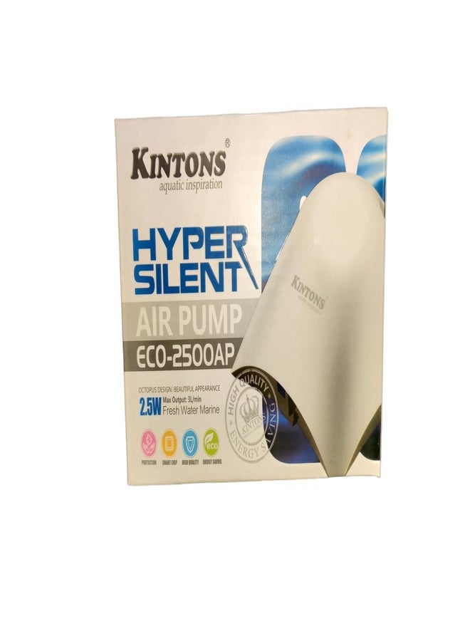 Kintons Octopus Design Hyper Energy Saving Super Silent Aquarium Air Pump for Freshwater & Marine Aquarium (ECO-2500AP Single Outlet (2.5w - 3L/Min)) - Image 2