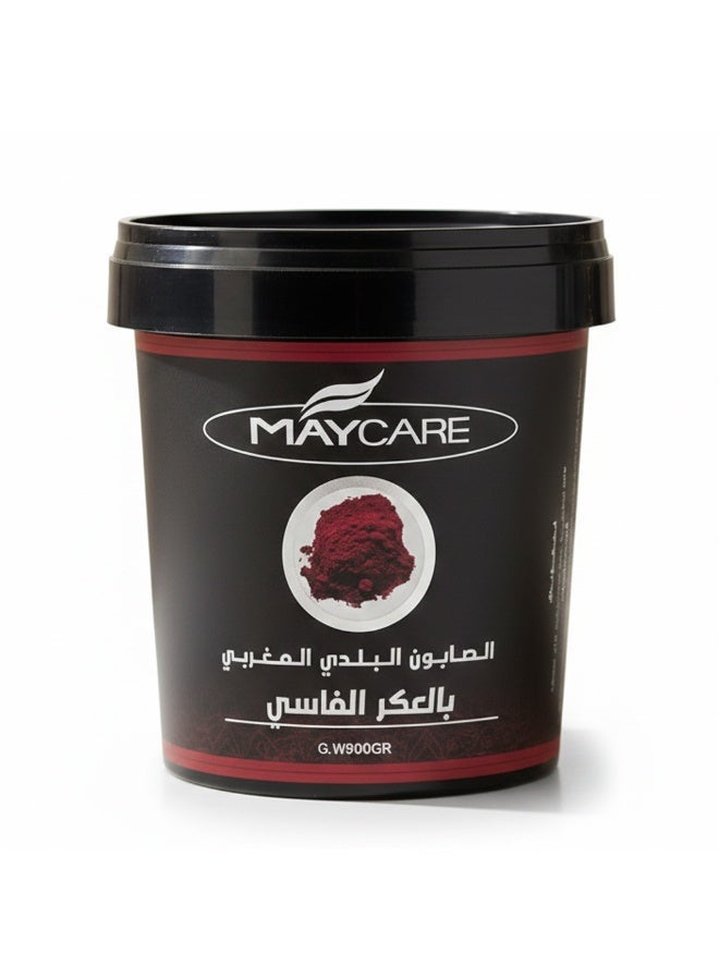 ماي كير، صابون بلدي مغربي بالعكر الفاسي، ٩٠٠ جرام - Image 1