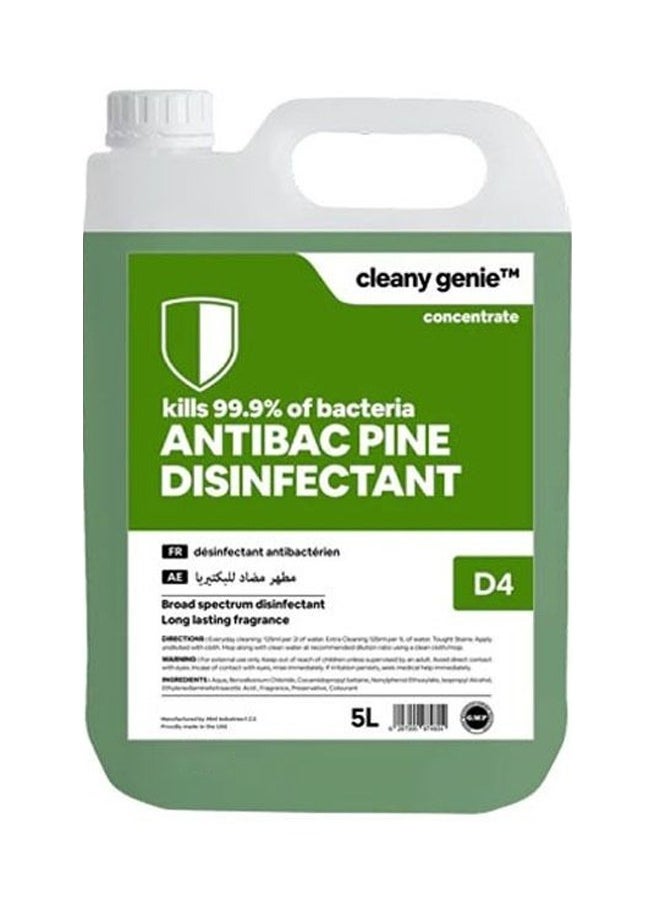 cleany genie Antibacterial Disinfectant Cleaner Concentrate Liquid - Pine Fragrance 5L 