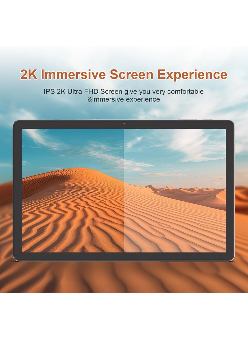 REBENUO CM10016plus Tablet 10.36 Inch , WIFI Android Tablet Pc with 8GB+1TB, 2K Screen Educational Tablet with keyboard and Pen CM10016plus Gray - Image 5