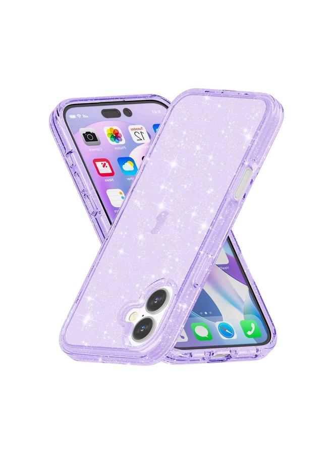 اس-توب جراب هاتف مقاوم للصدمات لهاتف iPhone 16 Terminator Glitter Powder - Image 3