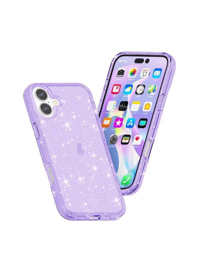 اس-توب جراب هاتف مقاوم للصدمات لهاتف iPhone 16 Terminator Glitter Powder - Image 4