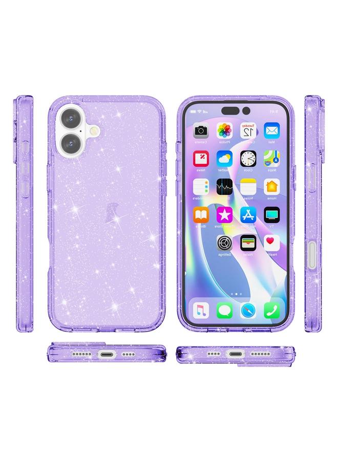 اس-توب جراب هاتف مقاوم للصدمات لهاتف iPhone 16 Terminator Glitter Powder - Image 2
