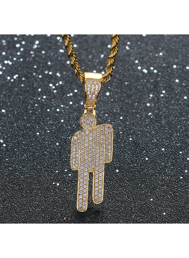Billie Eilish 2 PCS Billie Eilish Necklace Pendant - Image 4