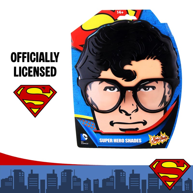 Sun-Staches Clark Kent Costume Glasses | DC Comics Superman Accessory | UV 400 | One Size Fits Most - Image 3