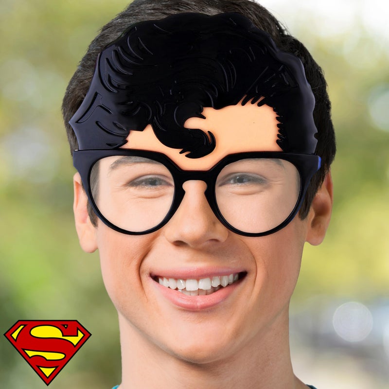 Sun-Staches Clark Kent Costume Glasses | DC Comics Superman Accessory | UV 400 | One Size Fits Most - Image 4