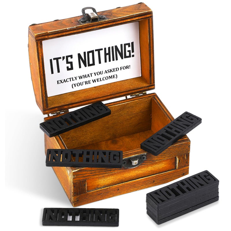 JULEASEL The Gift of Nothing Funniest Gag Gifts for Men Who Want Nothing White Elephant Gifts for Men Who Has Everything Funny Holiday Christmas Gag Gift Idea for Women Men - Image 2