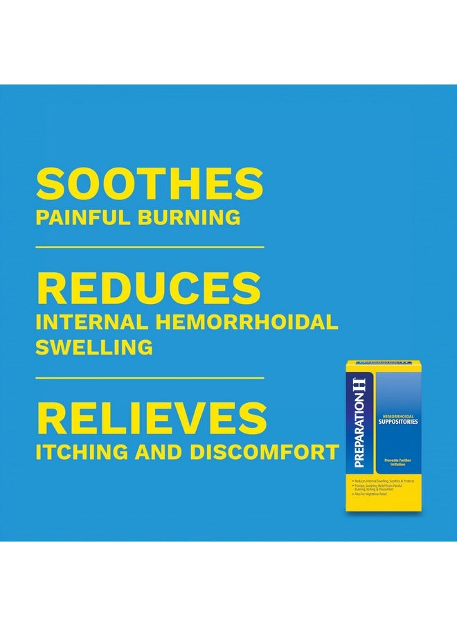 Preparation H Preparation H Hemorrhoid Suppositories For Itching And Discomfort Relief - 12 Count (Pack of 1)  - Image 2