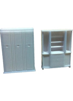 Vox Art 2-Piece Model Wardrobe & Bookcase 1:50 Scale (VX11-13) 