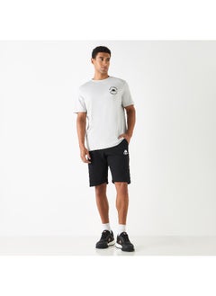 Kappa Kappa Logo Print Crew Neck T-shirt with Short Sleeves  - Image 1