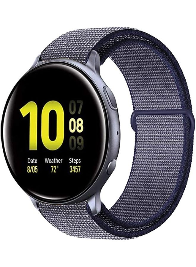 ICS Galaxy Active 2 Watch Band 42Mm Black/Midnight Blue - Image 2