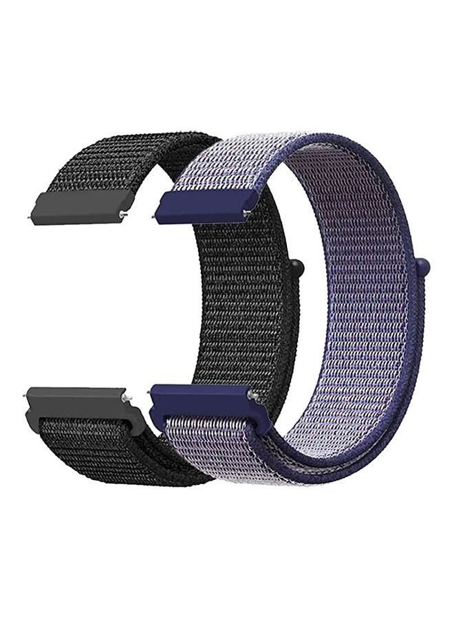 ICS Galaxy Active 2 Watch Band 42Mm Black/Midnight Blue - Image 1