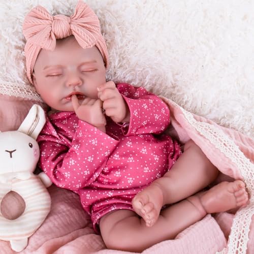 Aori Reborn Baby Dolls Girl 20Inch Realistic Real Life Baby Doll Newborn Lifelike Real Looking Baby Girl with Soft Body Great Gift Set for Kids Parentstobe Grandparents - Image 1